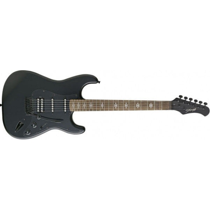Stagg S402-GBK Electric Guitar – Gothic Black