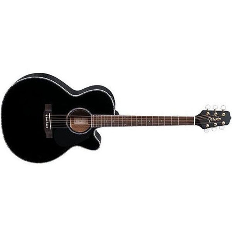 Takamine EG541DLX Acoustic-Electric Guitar – Black