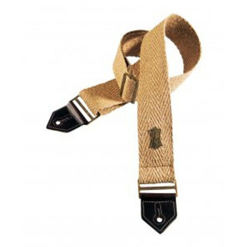 Levy’s M8H Leathers 2 Hemp Burlap Webbing Guitar Strap
