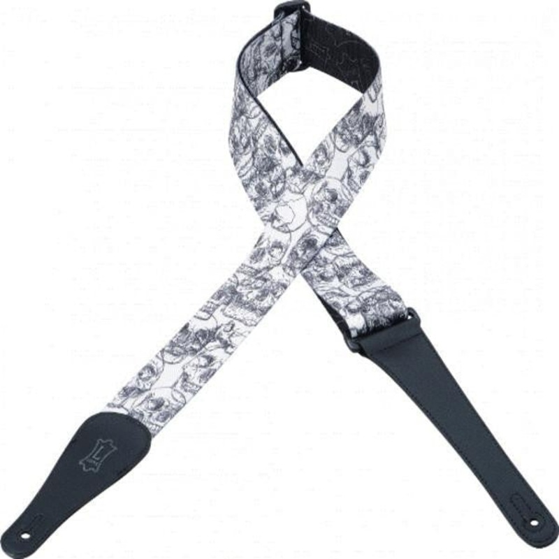 Levy’s MPD2048 Skulls Designer Printed Guitar Strap