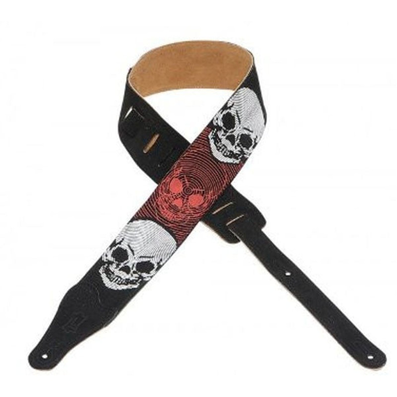 Levys 2.5inch MS26P-005 Suede Leather Guitar Strap