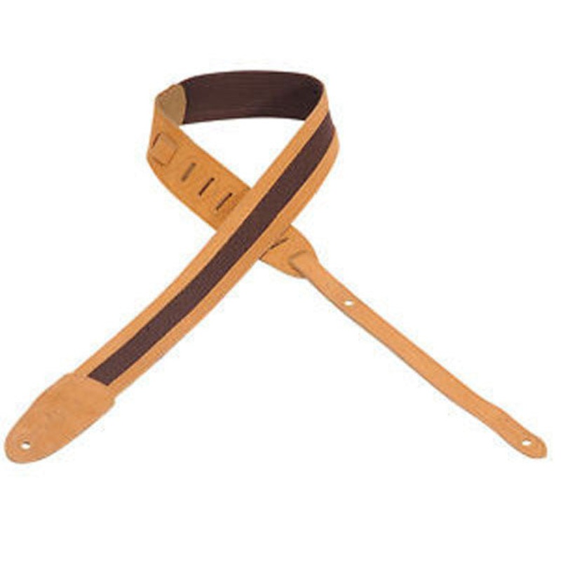 Levys 2inch M12SC Cotton Honey Guitar Strap