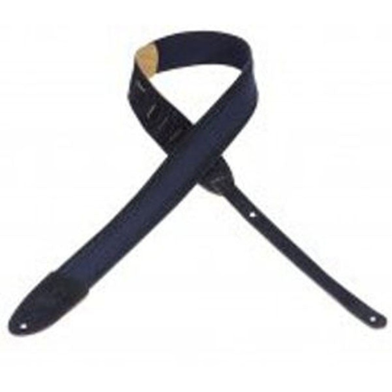 Levys 2inch M12SC Cotton Navy Blue Guitar Strap