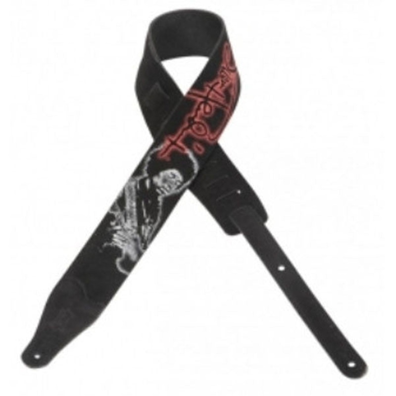 Levys 2.5inch MS26JH-005 Suede Leather Guitar Strap