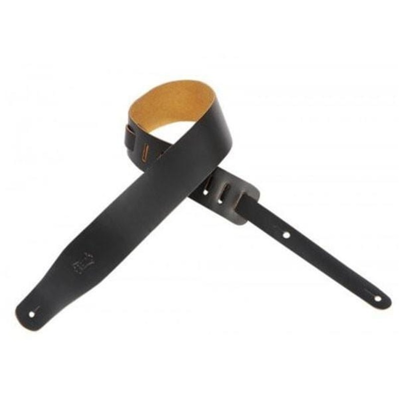 Levys M26-Black 2.5inch Leather Guitar Strap