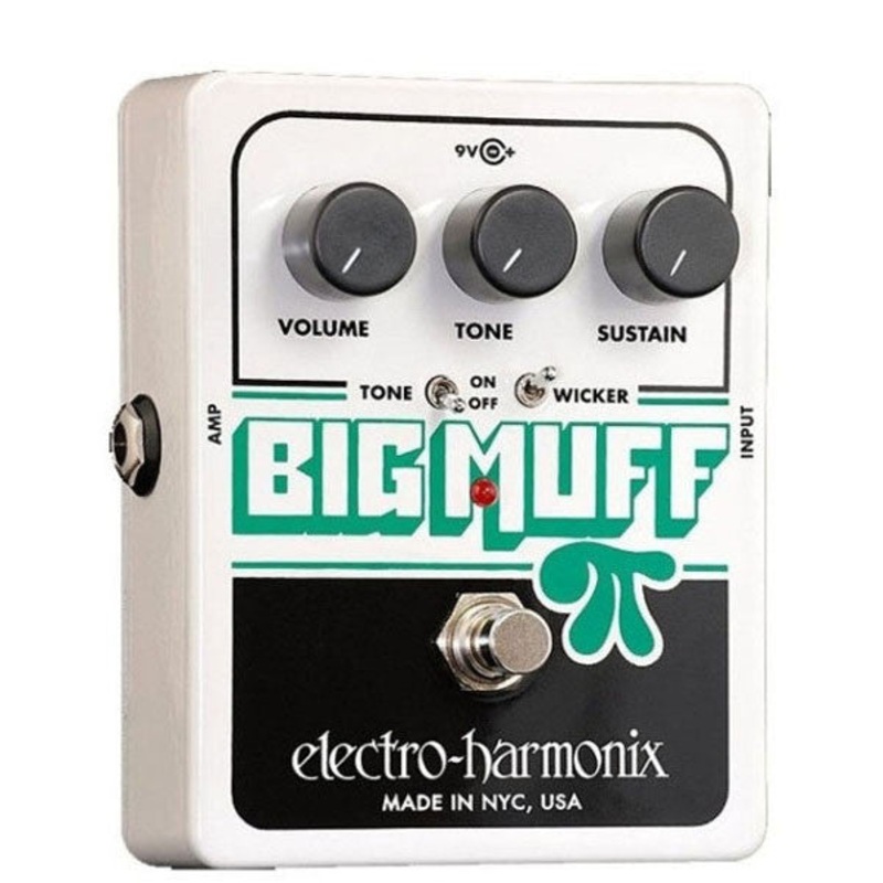 Electro-Harmonix Big Muff Pi with Tone Wicker Fuzz Distortion Pedal