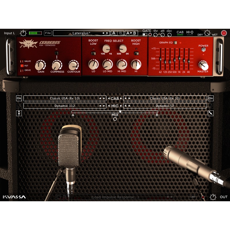 Kuassa Cerberus Bass Amp Bass Amp Simulator