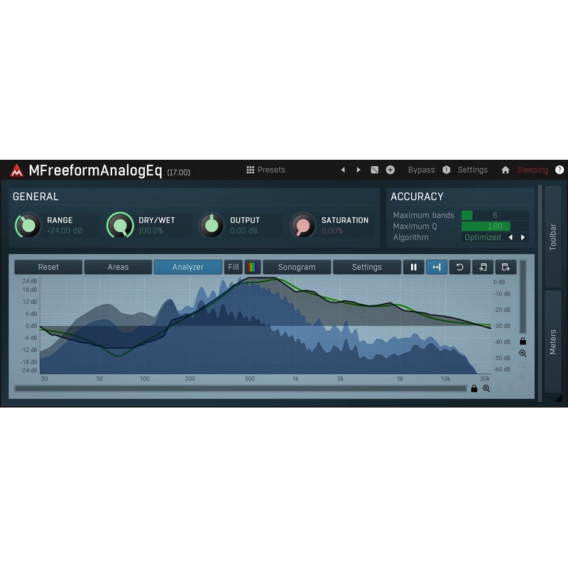 MELDA MFreeformAnalogEq Equalizer