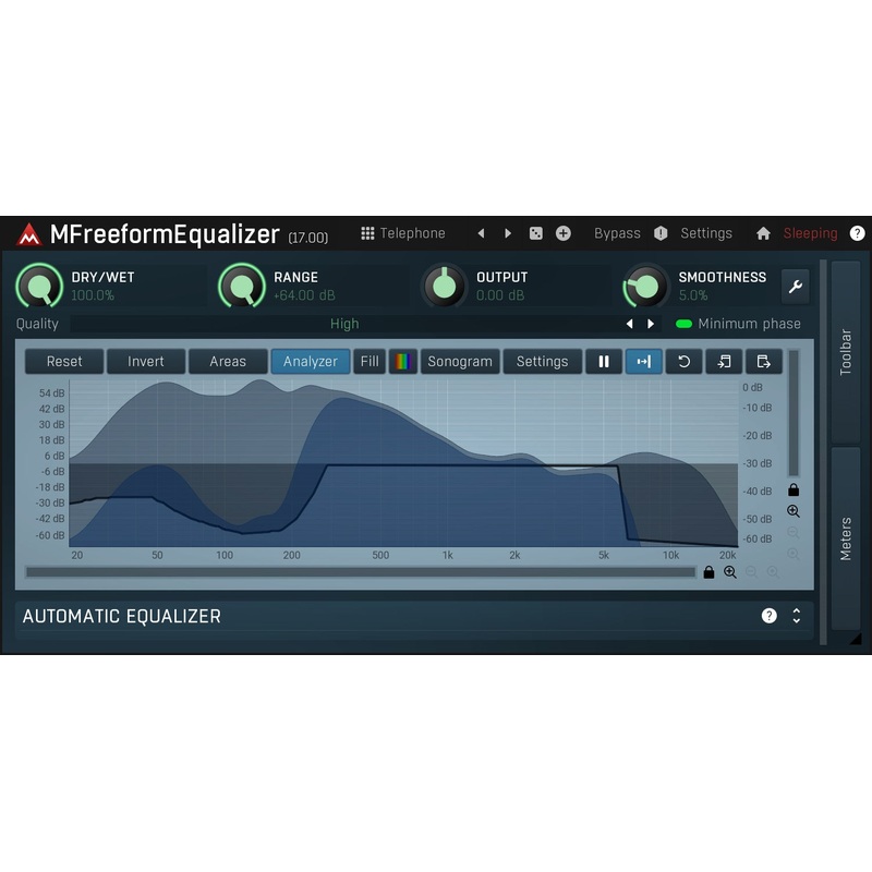 MELDA MFreeformEqualizer Equalizer