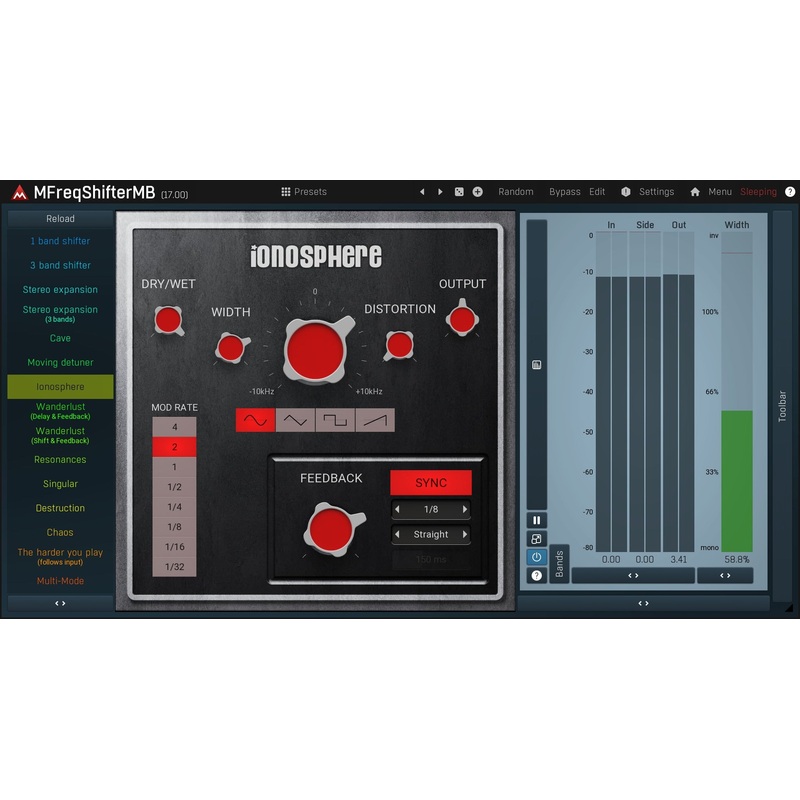 MELDA MFreqShifterMB Frequency Shifter