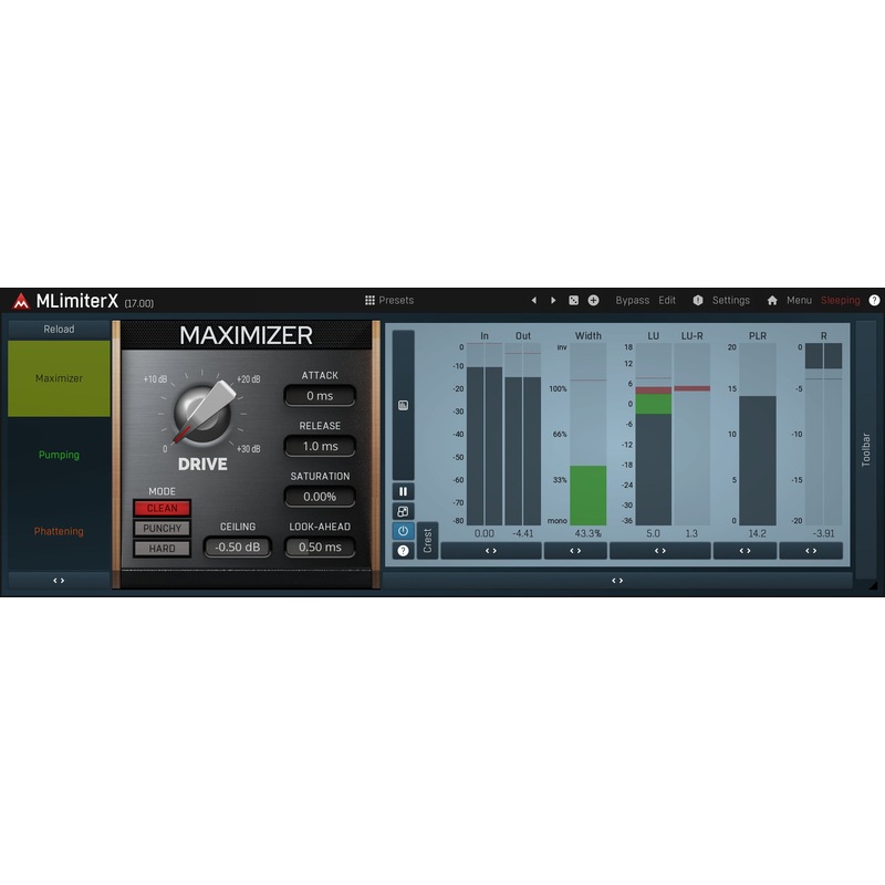 MELDA MLimiterX Limiter