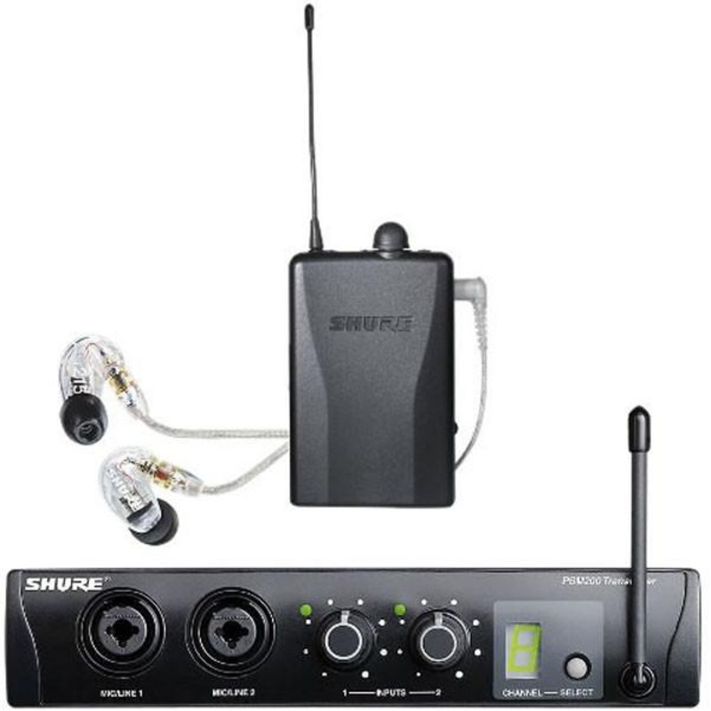 Shure PSM200 EP2TR215CL In Ear Set
