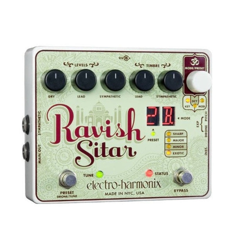 Electro-Harmonix Ravish Sitar Guitar Effect Pedal