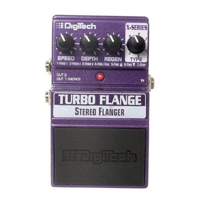 DigiTech XTF Turbo Flange Stereo Flanger & Guitar Effect Pedal