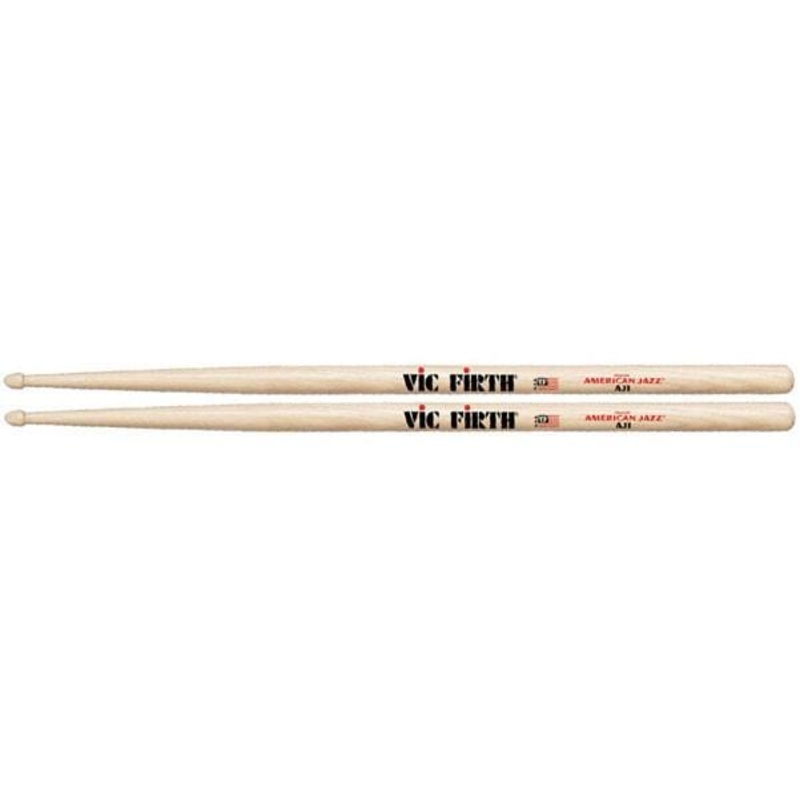 Vic Firth AJ1 American Jazz Hickory Wood Tip Drumsticks