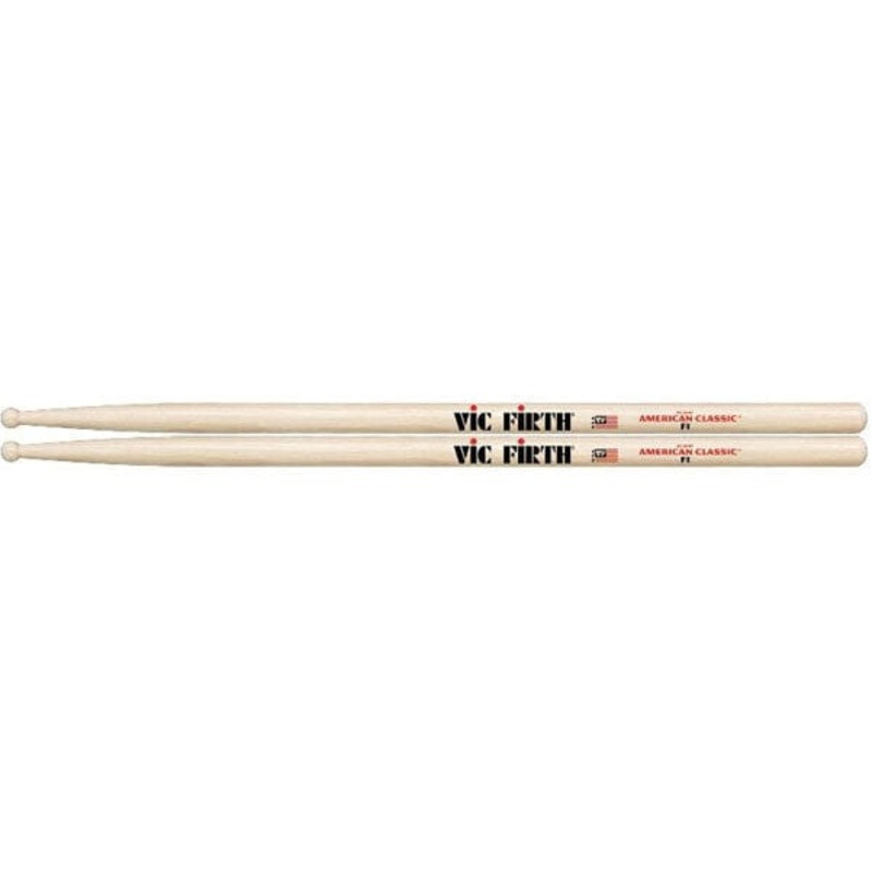 Vic Firth F1 American Hickory Wood Tip Drumsticks