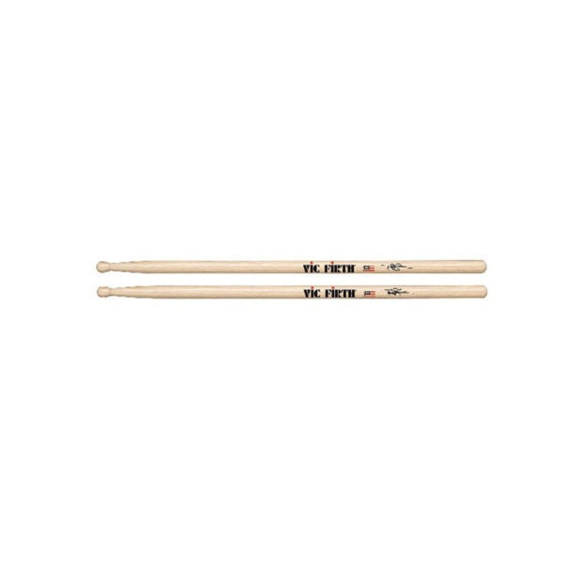 Vic Firth STB1 Signature Terry Bozzio Wooden Tip Drumsticks