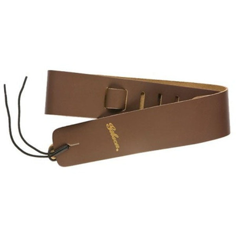 Gibson ASGG-L020 2.5inchSoft LeatherGuitar Strap – Brown