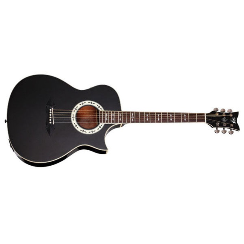 Schecter Guitar Research SGR SA-1 Acoustic-Electric Guitar – Black