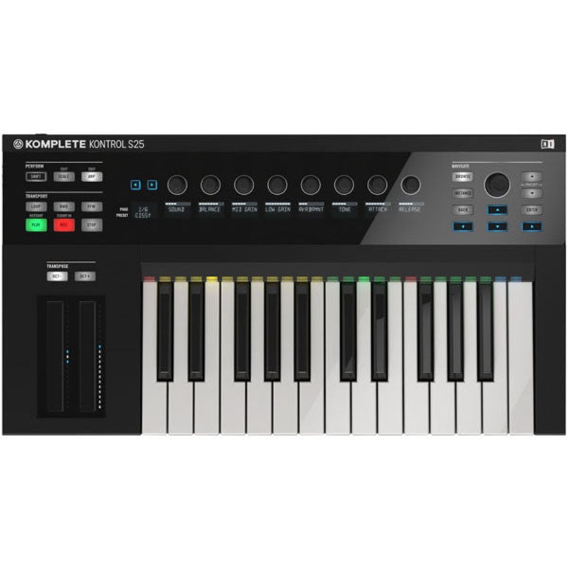 Native Instruments Komplete Kontrol S25 with Free Upgrade To Komplete 12 Select