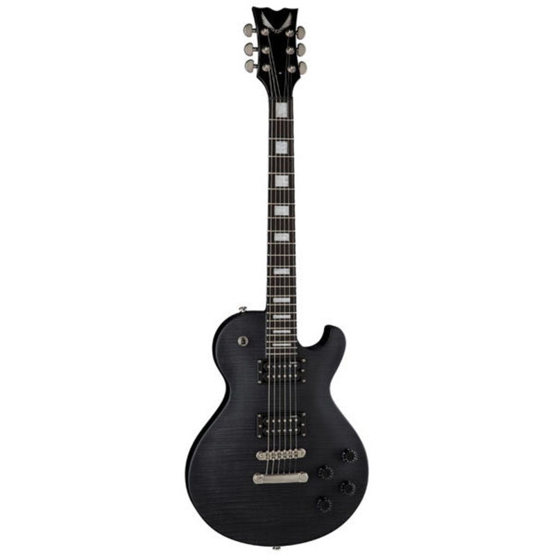 Dean Thoroughbred Deluxe Electric Guitar – Trans Black Satin