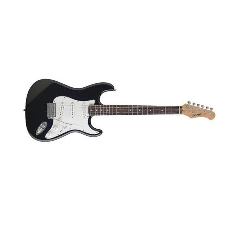 Stagg S250-BK Standard S Electric Guitar (Black)