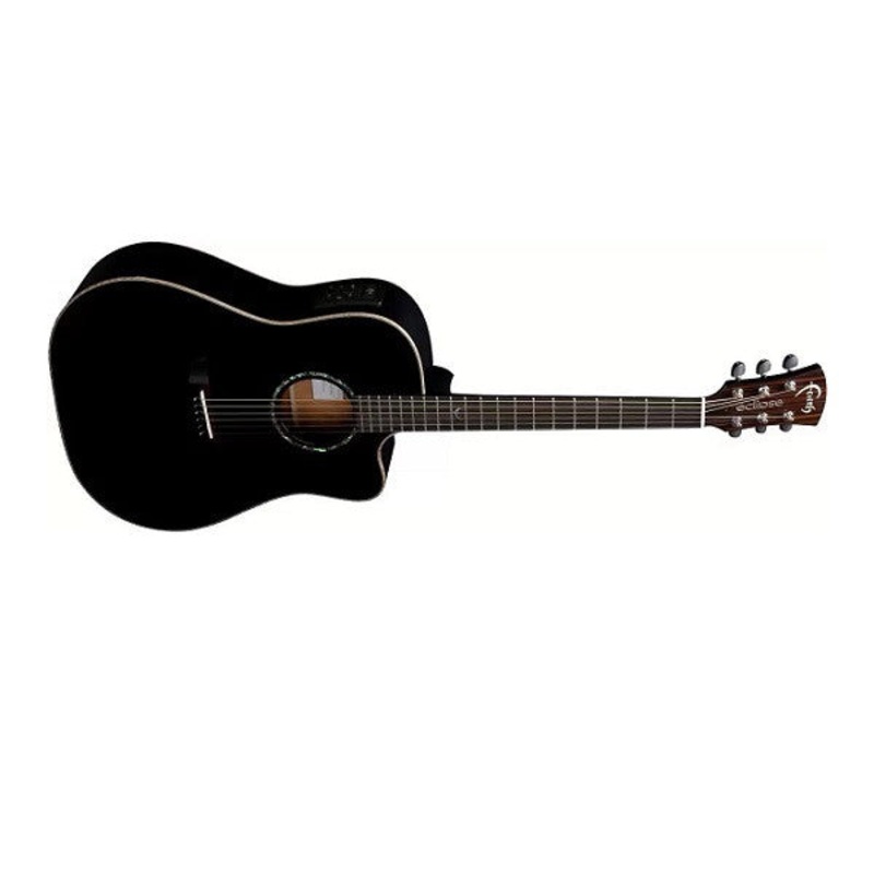 Faith Eclipse Series FECS Saturn Electro Acoustic Guitar – Black Gloss