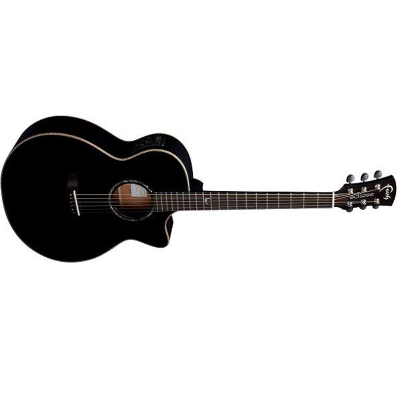 Faith FECV Eclipse Venus Electro Acoustic Guitar – Black Gloss