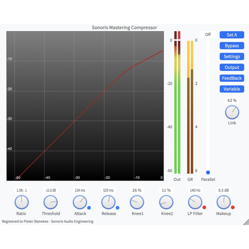 Sonoris Mastering Compressor: Mastering Compressor