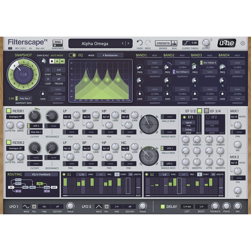 u-He Filterscape: Filter Plugin
