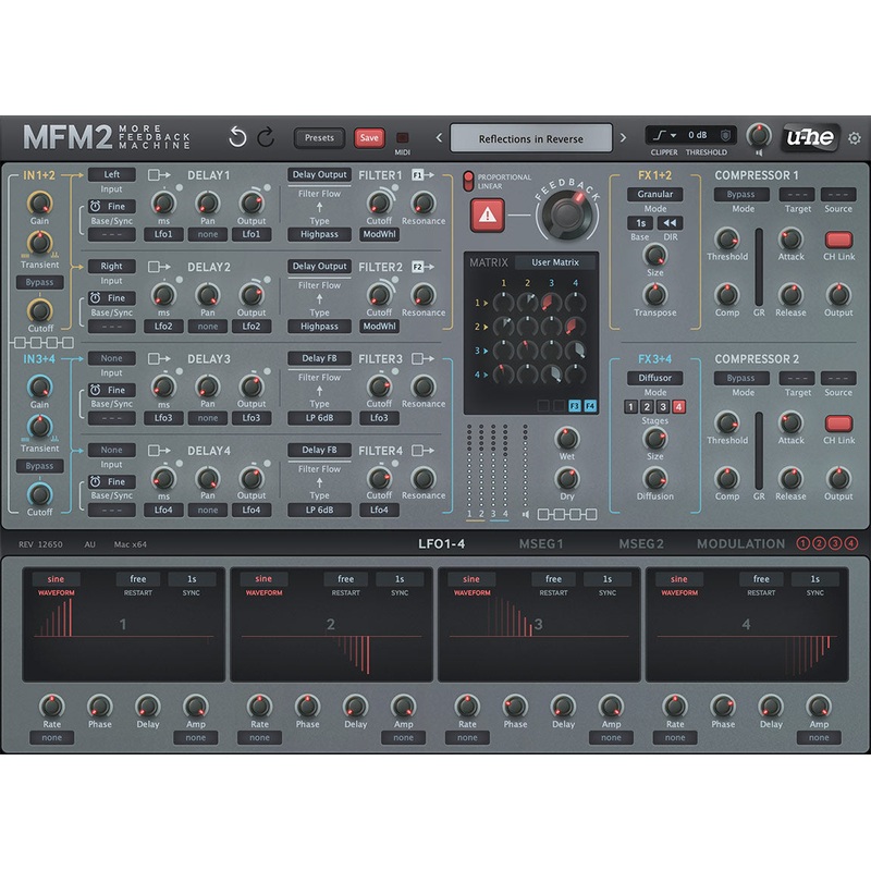 u-He MFM2: Filter Plugin