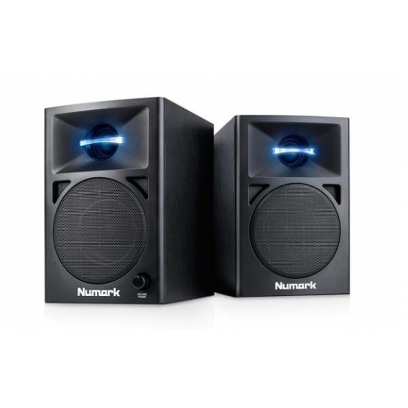 Numark N-WAVE 360 Powered DJ Desktop Monitors – Pair