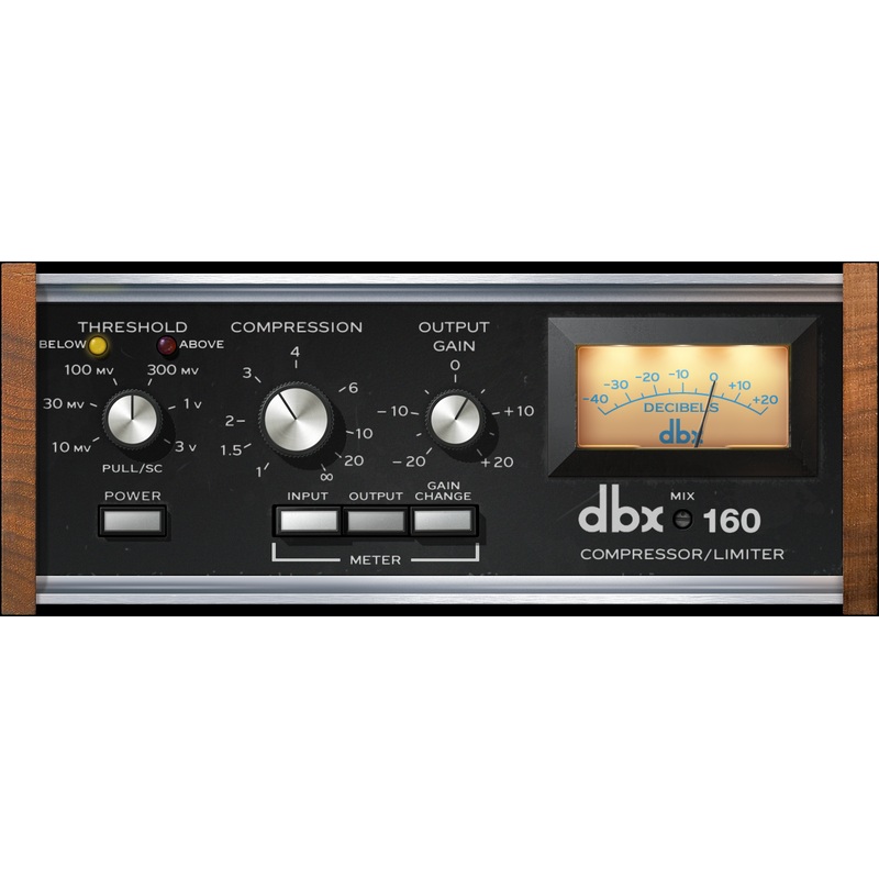 UAD dbx 160 Compressor / Limiter: Compressor/Limiter Plugin