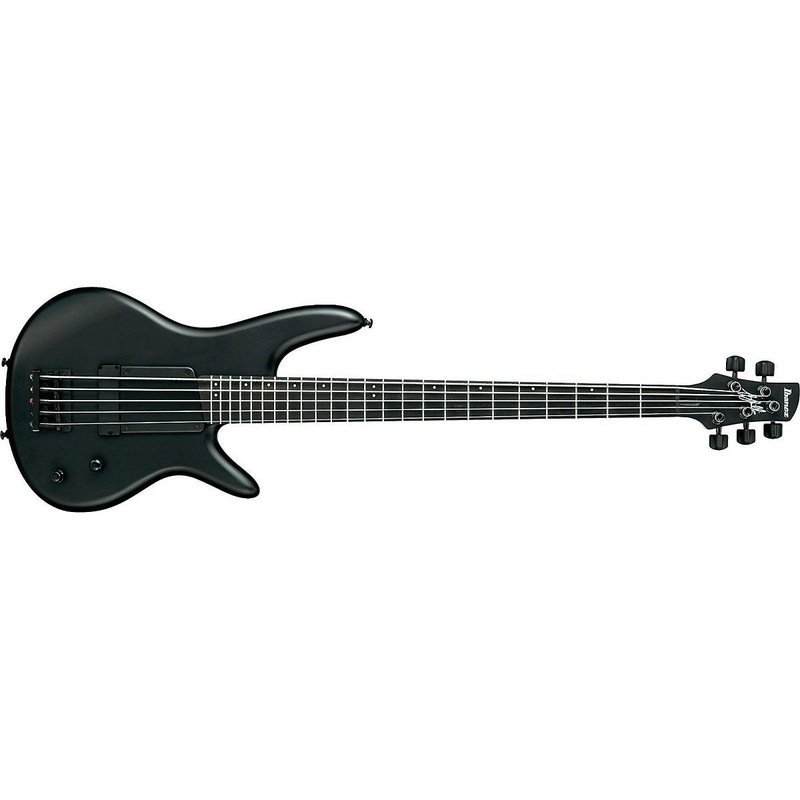 Ibanez Gary Willis Signature Electric 5 String Bass Guitar -Flat Black (Fretted)