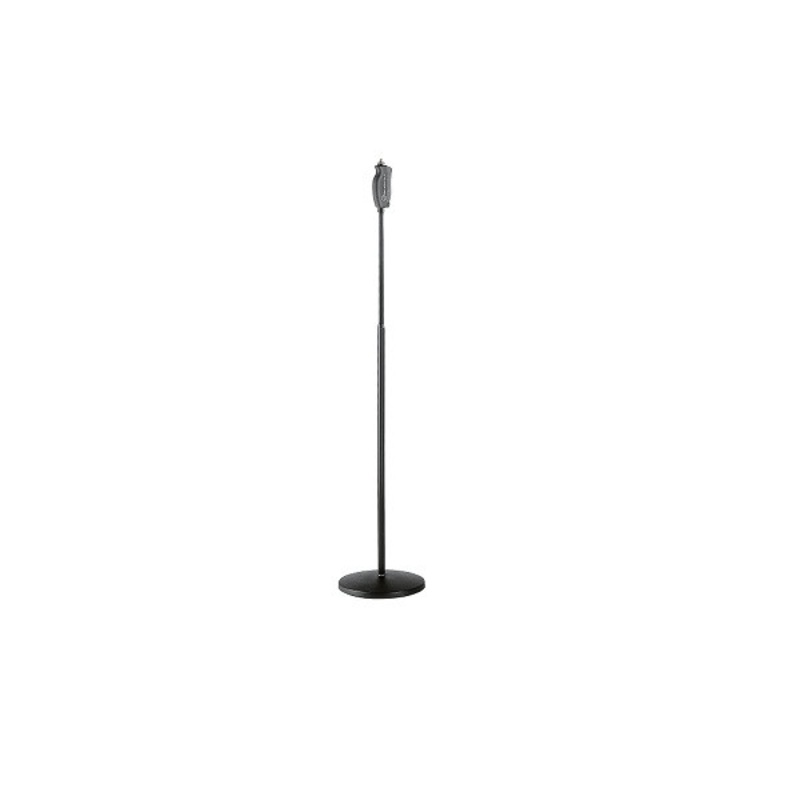 Konig & Meyer 26085-300-55 One Hand Mic Stand 3/8inch Round Base – Black