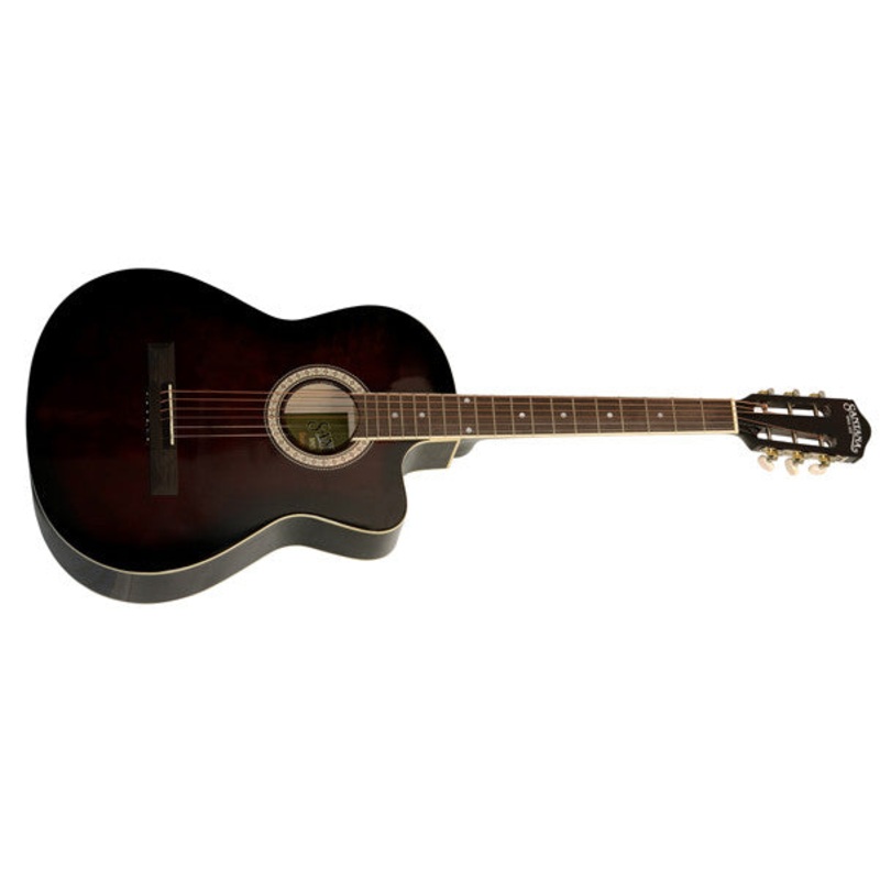 Santana HW39C-201 Cutaway Acoustic Guitar – WRB, 39 Inch