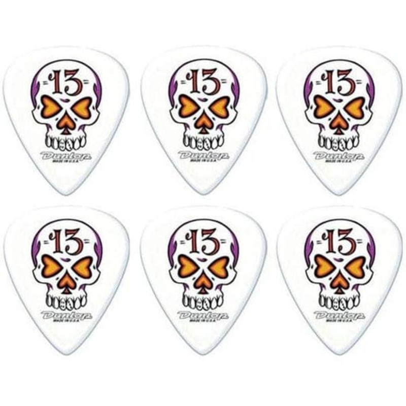 Dunlop BL02R Blackline Skull Guitar Pick – Pack of 6