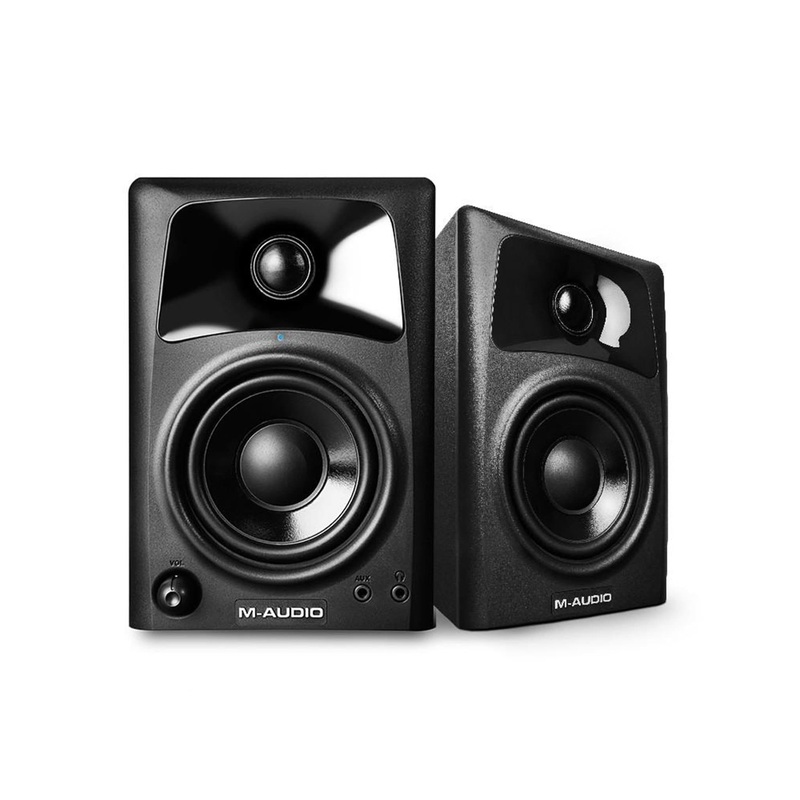 M-Audio AV32 Active Compact Desktop Reference Monitor Speakers Pair