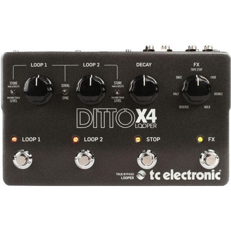 T.C. Electronic Ditto X4 Looper Guitar Looper Effects Pedal