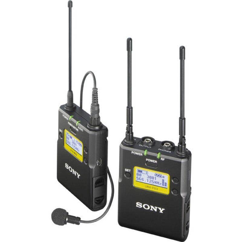 Sony Integrated Digital Wireless Bodypack Lavalier Microphone System