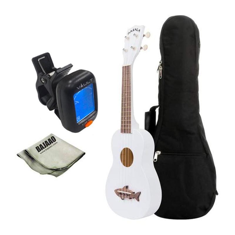 Kala MK-SS Makala Soprano Ukulele with Vintage Satin Finish Standard Ukulele Bundle T429564606796