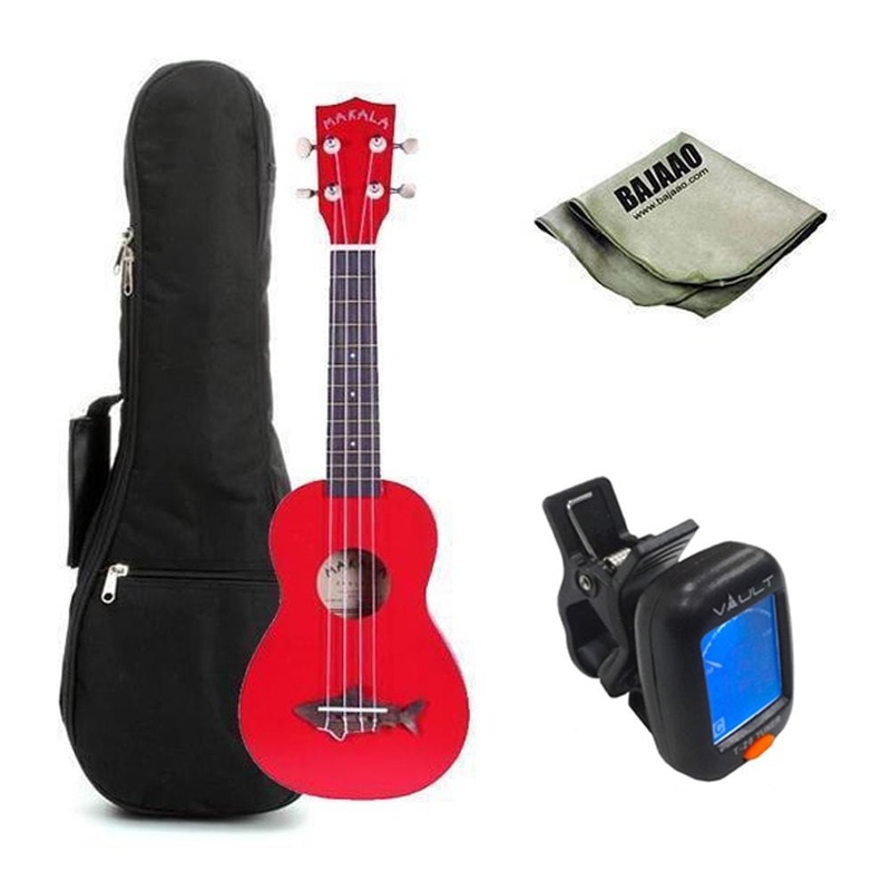 Kala MK-SS Makala Soprano Ukulele with Vintage Satin Finish Standard Ukulele Bundle T429564606802