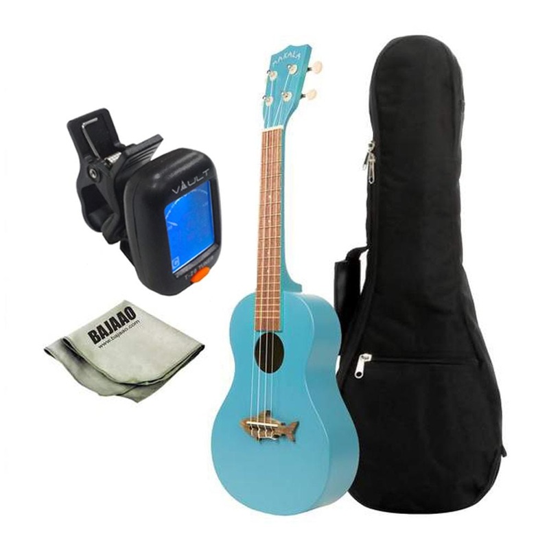 Kala MK-SS Makala Soprano Ukulele with Vintage Satin Finish Standard Ukulele Bundle T429564606804