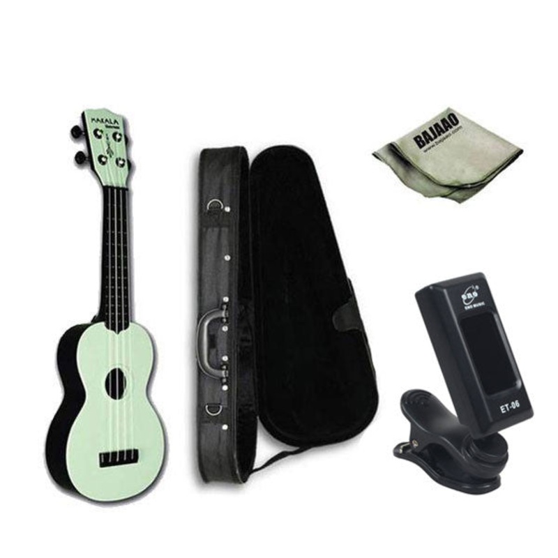 Kala MK-SWB Makala Waterman Soprano Deluxe Ukulele Bundle T429564606789