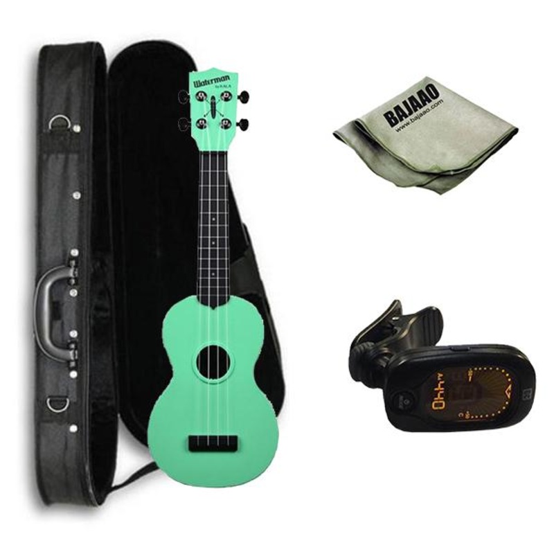 Kala MK-SWB Makala Waterman Soprano Deluxe Ukulele Bundle T429564606793