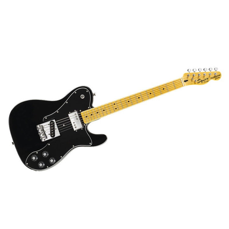 Squier Vintage Modified Telecaster Custom Electric Guitar – Black