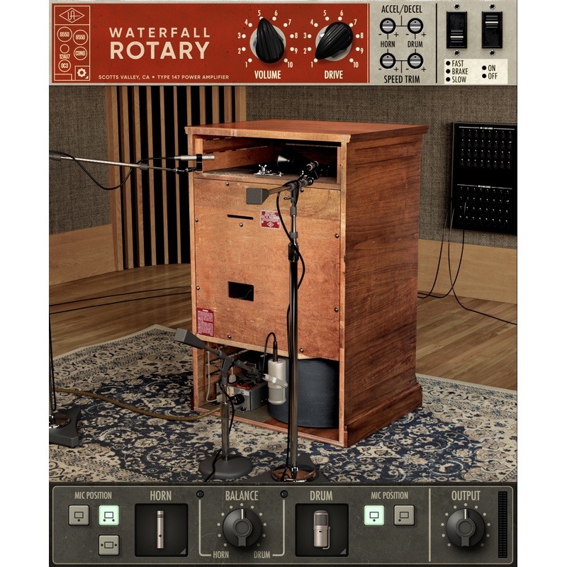 UAD Waterfall Rotary Speaker: Rotary Speaker Plugin