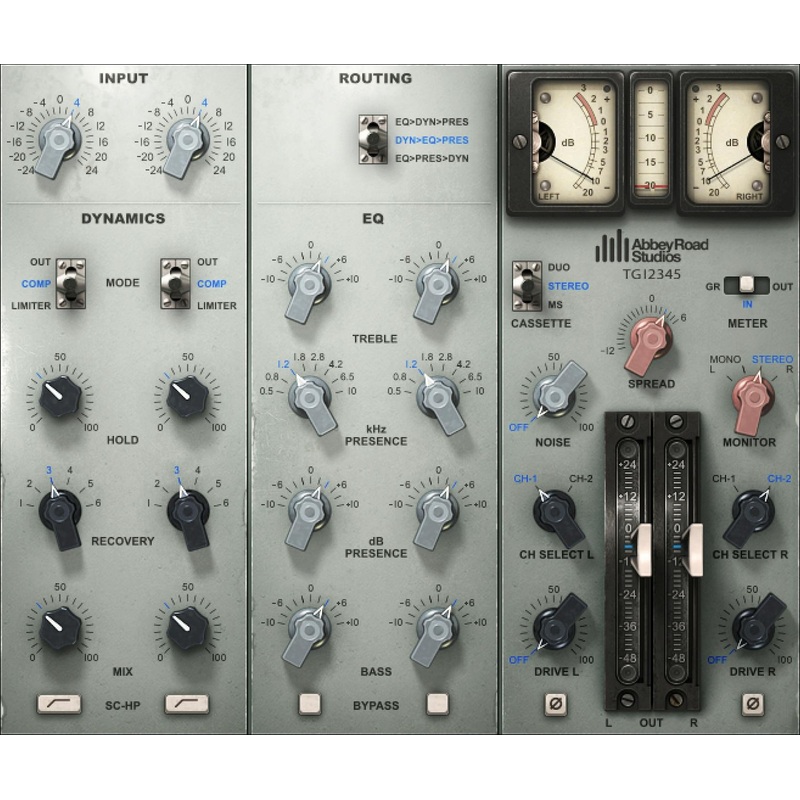 Waves Abbey Road EMI TG12345 Channel: Channel Strip Plugin