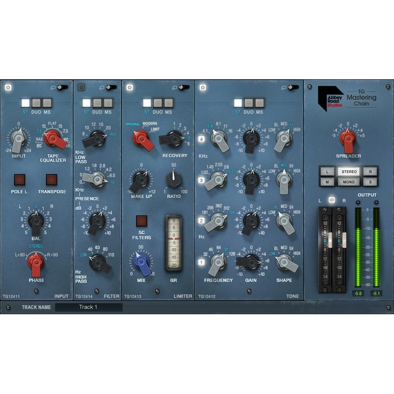 Waves Abbey Road TG Mastering Chain: Mastering Chain Plugin