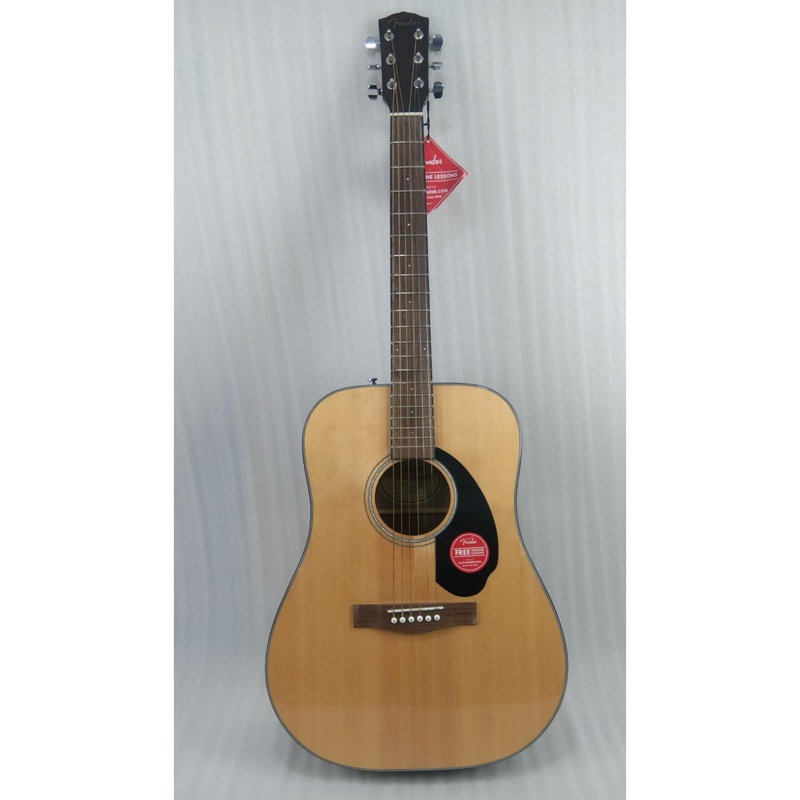 Fender CD 60 Dread V3 DS 6 String Acoustic Guitar with Dust Cover, Strap, Picks, Cloth & E-book – Open Box T429564606426
